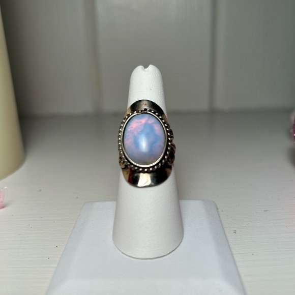 Jewelry - Opaline Stone Ring - Vintage Size 7”